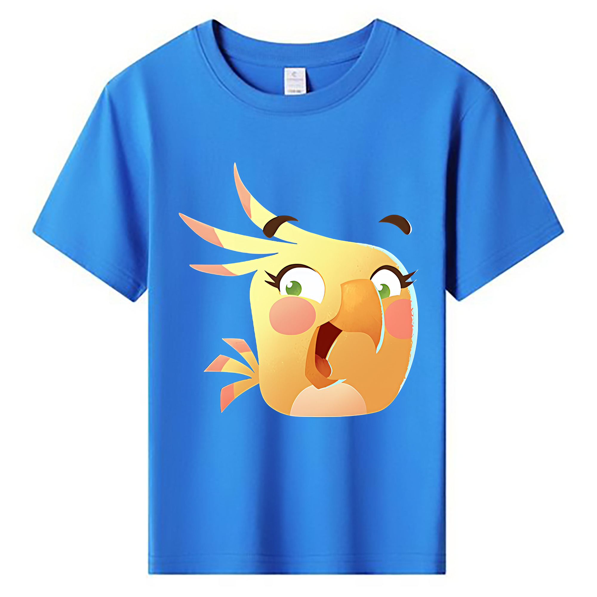 （画像用） Angry Birds アングリーバード 綿100％キッズTシャツ（フロントプリント）